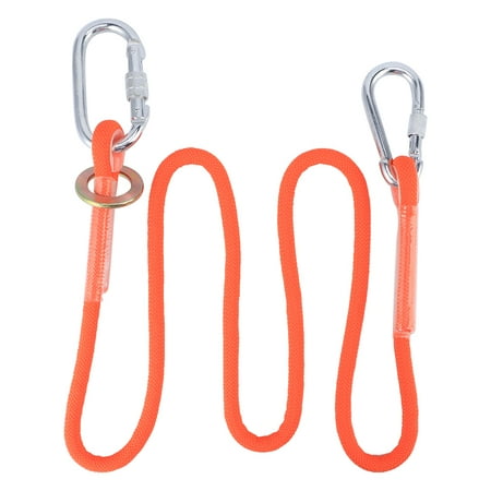

EZSPTO 1.6M Small Buckle Aerial Work Rope Outdoor Construction Insurance Lanyard Aerial Work Protective Rope Aerial Work