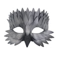 thumbnail image 2 of Máscara de pájaro cómoda de usar, cubrebocas, máscara de mascarada para escenario, graduación, cumpleaños plata, 2 of 8