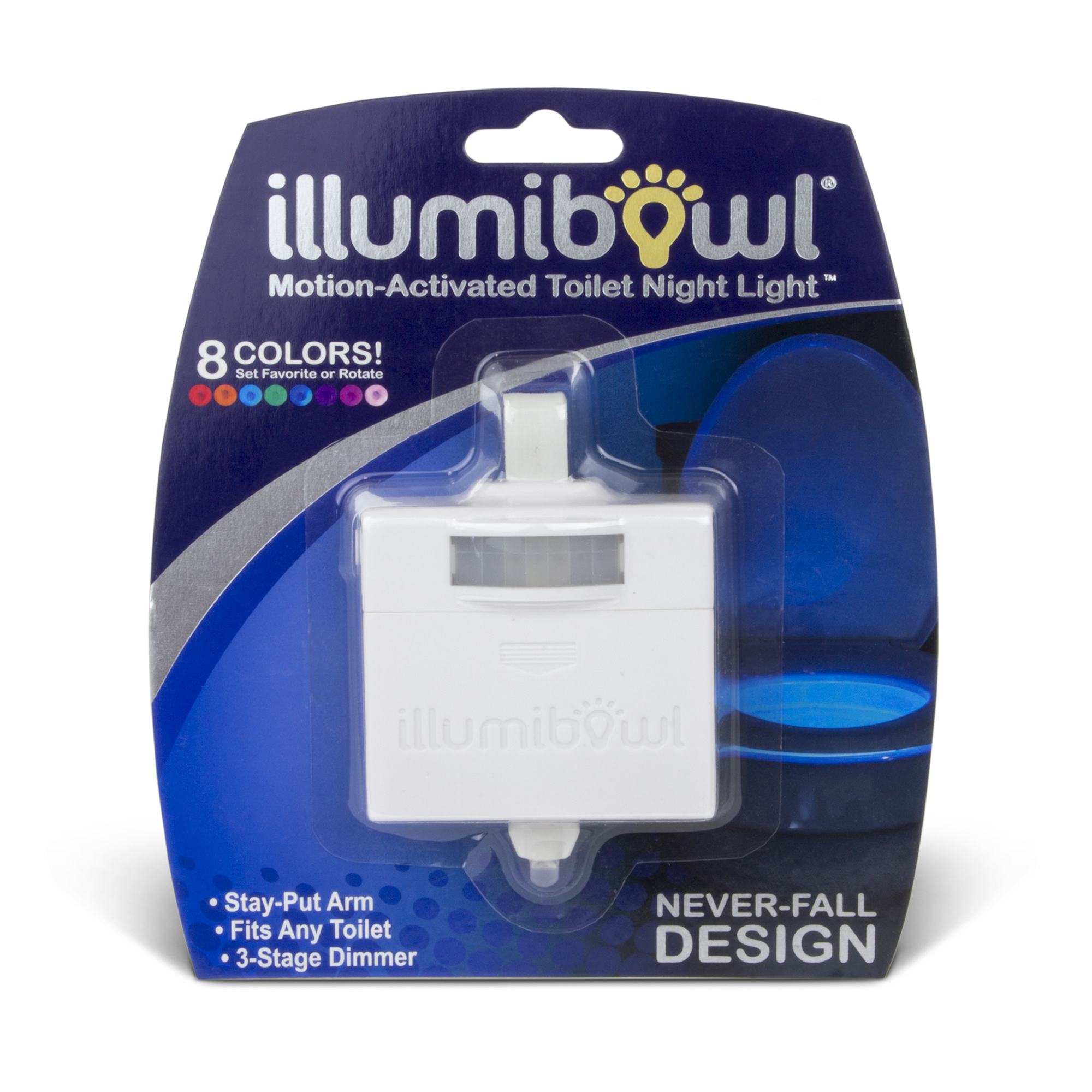 Illumibowl Motion-Activated Bathroom Light, Multi-Color LED - image 5 of 8