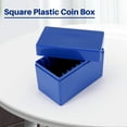 thumbnail image 3 of ckepdyeh Square Plastic 10 Coin Capacity Holder Slab Storage Box Case Fit for PCCB Plastic collection small round box, 3 of 8