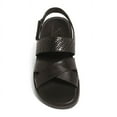 thumbnail image 2 of Anthony Veer Mens Mumbai Cross Strap Leather Comfort Sandal, 2 of 5