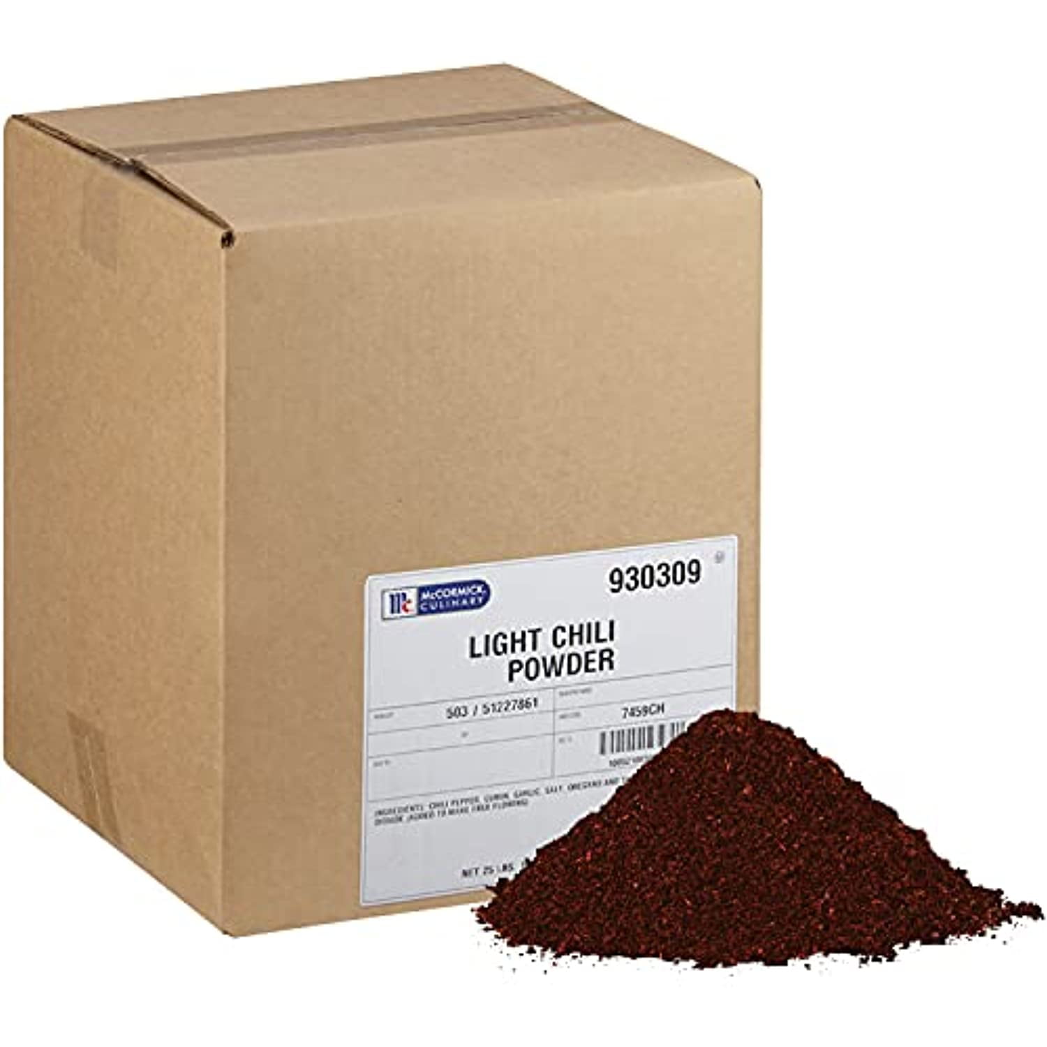 Mccormick Culinary Light Chili Powder, 25 Lbs