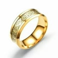 thumbnail image 5 of GAVONO Anillos Sortijas Argolla de Compromiso Matrimonio Oro Boda Para Hombre Mujer-13-Male, 5 of 9
