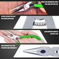 thumbnail image 4 of shiyou-5 Inches Long Nose Pliers with Cutter Chain Nose Pliers with Smooth Flat Jaws Mini Jewelry Pliers Precision Jewelry Making Tool for Handcraft Bending Wire PCB Board, 4 of 4