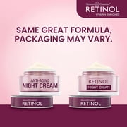 Skincare LdeL Cosmetics Retinol Night Cream, Anti-Aging Moisturizer with Vitamin A, 1.7 oz