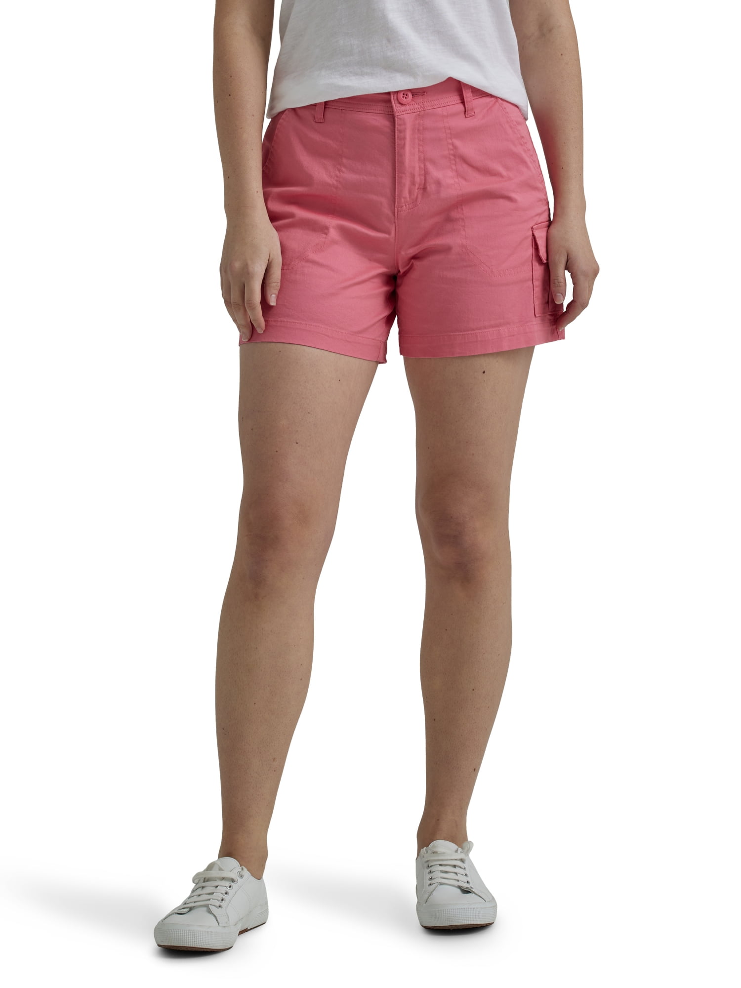 Lee® Women's Mid Rise Comfort Waist Cargo Short - Walmart.com