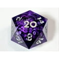 thumbnail image 2 of Purple Beholder Liquid Core 35mm Large d20 | Dungeons & Dragons | Colossal Dice | DnD Dice | DnD Dice Set Polyhedral 5E DND, 2 of 3