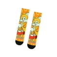 thumbnail image 6 of Sonic The Hedgehog Tails Character And Gold Rings Sublimation Crew Socks, 6 of 7