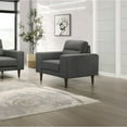 thumbnail image 2 of New Classic Furniture Vale Polyester Fabric Upholstered Arm Chair in Gray, 2 of 7