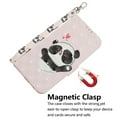thumbnail image 3 of Case for LG K41S/K51S Cover Magnetic 3D Pattern Wallet Flip Case With Strap - Cute panda, 3 of 5