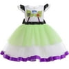 Toddler Girls Buzz Lightyear Christmas Party Dress Kids Holiday Birthday Outfit