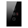 thumbnail image 1 of Tuya Smart Wifi Fan Light Boiler Switch Standard Water Heater Touch 3 in 1 Switch Smart for Alexa Google Home A, 1 of 5