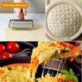 thumbnail image 5 of Gnmfd Stainless Steel Pizza Needle Roller, Wooden Handle Dough Perforator for Baking, Pizza Docking Tool Preventing Blisters, Easy Clean Pizza Cutter for Home Kitchen, Party, Bakery Use, 5 of 8