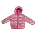 thumbnail image 2 of Kids Winter Coats Lightweight Puffer Padded Jacket Waterproof Windproof Thermal Insulation Outerwear Warm Coat Shiny Outerwear, 2 of 3