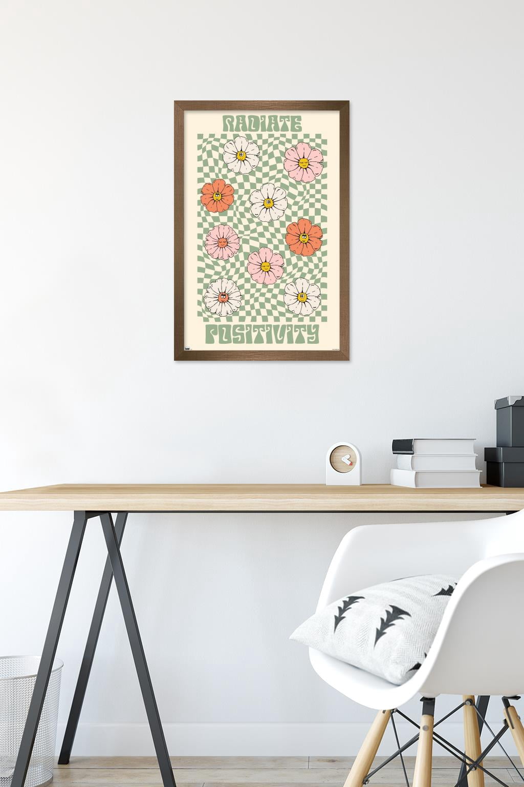 Radiate Positivity Wall Poster, 14.725" x 22.375" Framed