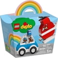 thumbnail image 1 of Set LEGO DUPLO Helicóptero de Bomberos y Auto de Policía 10957, 1 of 3