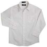 French Toast School Uniform Toddler Boys 2T-4T Long Sleeve Poplin Dress Shirt, 34135 White / 4T
