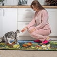 thumbnail image 4 of Rooster Kitchen Rug Decor 2 Pieces Set Farmhouse Style Kitchen Mat Washable Runner Rug Chicken Sunflower Decoration Indoor Floor Mat 17" x 47" + 17" x 30", 4 of 6
