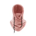 thumbnail image 2 of YAOBAMM Windproof Balaclava Unisex Winter Cycling Hood Balaclava Drawstring Adjustable Thick Soft Plush Windproof Heat Retention Face Ear Neck Protection, 2 of 7