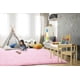 thumbnail image 4 of Alfombra TWINNIS supersuave de felpa rosa, 122 x 180 cm, antideslizante, 4 of 8
