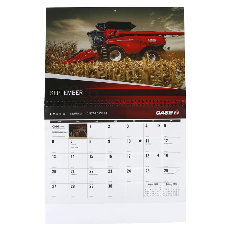 2026 Case IH 12 Month 13in x 11.5in Wall Calendar SIG-2026