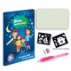 thumbnail image 2 of Tablero mágico de dibujo fluorescente 3D para niños - Juego educativo creativo con pluma luminosa, tamaño A5 (21.8x14.8cm) - Ideal para desarrollar imaginación sin dañar paredes, 2 of 6