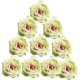 thumbnail image 1 of 2x 10 Unidades de Seda Peonía Cabeza de Flor Flores Artificiales Hechas a Mano Diy Boda Decoración Del Hogar Artesanía Festiva Y Suministros de Fiesta SM SunniMix cabeza de flor, 1 of 8