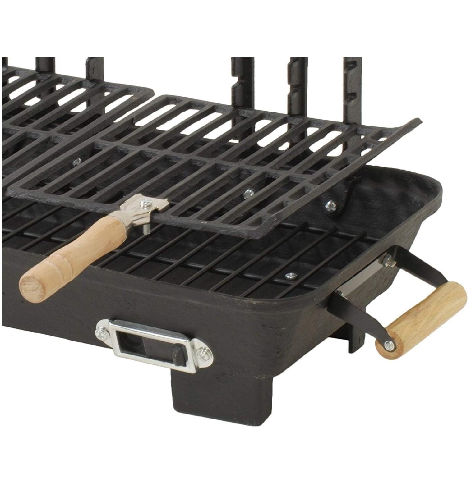30052AMZ Kay Home Product's Cast Iron Hibachi Charcoal Grill, 10 by 18-Inch (Limited Edition)
