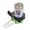 Green, variant on BIMZUC DC 12V Dosing Pump Peristaltic Mini Water Liquid Pump L Style Black 3mm*5mm (2.8 inches / 7.0 cm)[cite: 1]