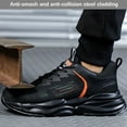 thumbnail image 5 of Safety Shoes Men'S Work Shoes Cushioning Work Trainers Lightweight Anti-Smashing Steel Toe Shoes 6-9.5, 5 of 8