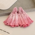 thumbnail image 1 of Nvzi 50 borlas rosas hechas a mano, de 7,6 cm de largo, con un delicado diseño de bucle. Las borlas son suaves y resistentes, ideales para crear pendientes, marcapáginas y decoraciones navideñas., 1 of 5
