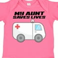 thumbnail image 4 of Inktastic My Aunt Saves Lives Ambulance Boys or Girls Baby Bodysuit, 4 of 5