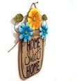 thumbnail image 5 of Home Sweet Home Sign Rustic Wood Wall Hanging Plaque Sign Flower Welcome Sign for Front Door Decorative Hanging Sign Home Porch Decoration, 5 of 5