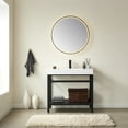 thumbnail image 5 of Miseno Mv702836 Ablitas 36" Free Standing Single Basin Vanity Set - Matte Black / Gray, 5 of 7
