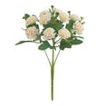 thumbnail image 2 of White Realistic Artificial Hydrangea Bouquet - 29×12×3cm/11.41×4.72×1.18in Fake Flowers For Vase, Artificial Flowers Indoor, Home Decor Floral Arrangement No Maintenance Needed, 2 of 9