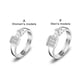 thumbnail image 5 of Qarigey Anillo de Metal, reemplazo romántico portátil, decorativo, anticorrosivo, fiesta de citas, compromiso, anillos abiertos ajustables Ropa, zapatos y accesorios Miscelánea Hombres Qarigey AP015387-02, 5 of 6