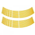 thumbnail image 4 of 16pcs Reflective Wheel Strip Stickers, Decorative Tape for Motorcycle, Fine Design with Adhesion, Suitable for 16-18inch Wheels. Pet Material, Permanent Color, 4 of 7