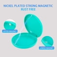 thumbnail image 3 of Maoerdental 2 Pack Orthodontic Retainer Case with Solid Color,Simple Aligner Case for Invisalign,Night Mouth Guard Case, Retainer Holder(Cyan), 3 of 5