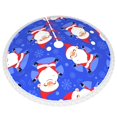 thumbnail image 3 of Faldas para árbol de Navidad de 48 pulgadas con texto "Merry Christmas", tapete para árbol de Navidad para vacaciones de invierno, falda para árbol de Navidad para decoraciones navideñas rústicas, 3 of 8