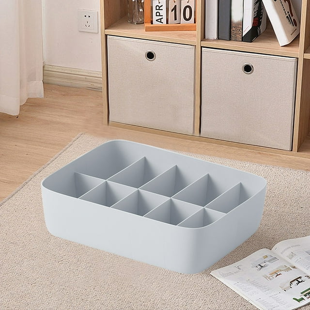 White Plastic Storage Bins For Pantry Organization With Four Handles