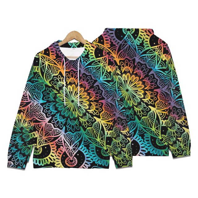 Chandails en Molleton Vintage d'Automne à Fleurs Totem 3D pour Hommes et Femmes, Mode Décontractée, Pulls Oversize