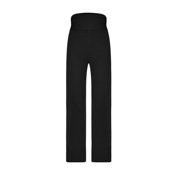 Vedolay Casual Trousers Women's Loose High Waist Tie Wide Leg Pants Casual Leisure Pants,Rose Gold M