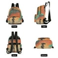 thumbnail image 4 of FORMRS Mini Backpack Purse for Women Travel Daypack Casual Shoulder Bag, Astronaut in Rain, 4 of 7