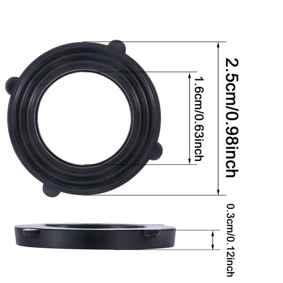 1000 Pcs 3/4 Inch Garden Hose Rubber Washers with Self Locking Tabs, Inside Fittings for Garden Hose and Water Faucet Connections