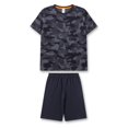 thumbnail image 1 of Sanetta pijama de niño - Teens, corto, ropa de dormir, pijama, algodón Negro/Gris 152, 1 of 3