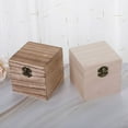 thumbnail image 4 of Lefu High Quality Retro Jewelry Box Desktop Natural Wood Clamshell Storage Hand Decor, 4 of 7