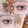 thumbnail image 1 of Kakashow 4-Color Earth-Toned Eyeshadow Palette, Fine Shimmer & Matte Eye Makeup, Daily Use Cosmetic Kit with Charming Design for Natural Looks, 0.14oz, 1 of 8