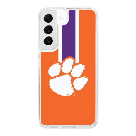 Clemson Tigers HD Phone Case for Samsung Galaxy S22 (Stripe) by Affinity Bands