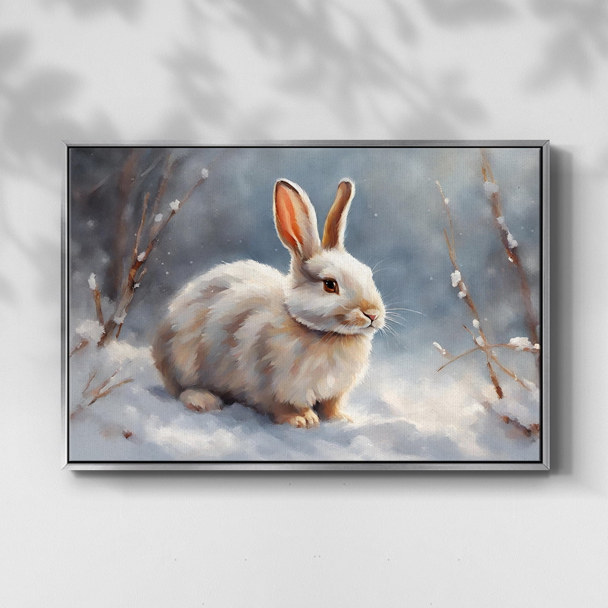 Vintage Landscape-CCVI By Wexford Home Framed in Silver Wood Gallery Wrapped Canvas 17 in. x 25 in.