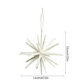 thumbnail image 3 of sdhkgrrt under $5 Christmas Star Ornament, Christmas Exploding Star Ornament,Champagne Color Tree Pendant,Transparent Star Tree Decor,Christmas Tree Hanging Ornaments,Festive Party Decorations, 3 of 6